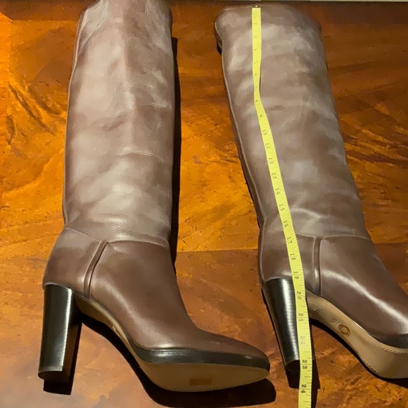 Loro piana womens heeled boots new 39.5 brown leather - Picture 8 of 9